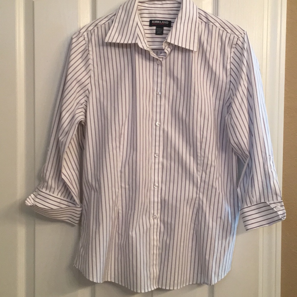3/4 sleeve polo shirt
